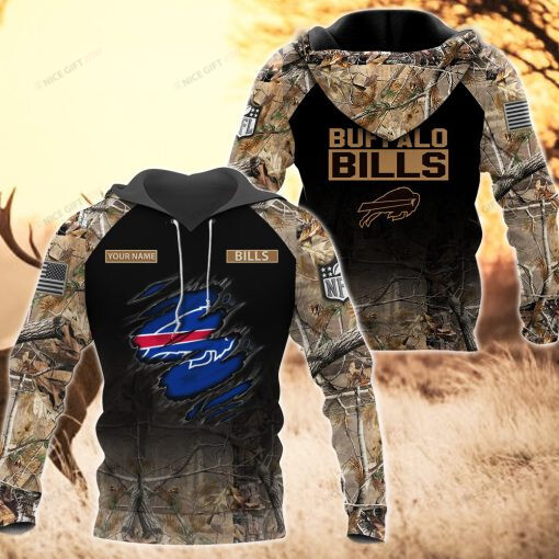 NFL Buffalo Bills (Your Name) Hoodie 3D Nicegift 3HO-M6A4