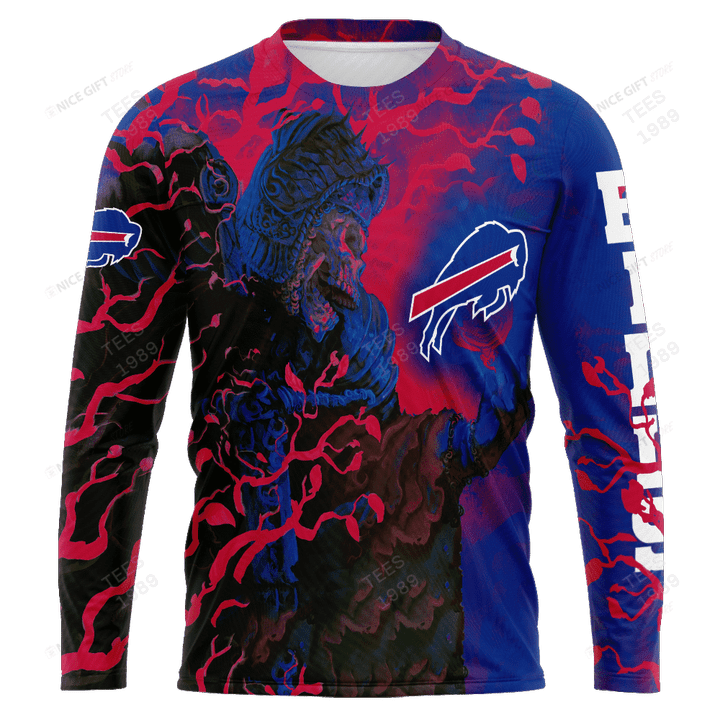 NFL Buffalo Bills (Your Name & Number) Crewneck Sweatshirt Nicegift 3CS-X0F6