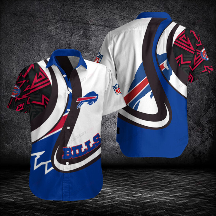 NFL Buffalo Bills Hawaii 3D Shirt Nicegift 3HS-V0T8