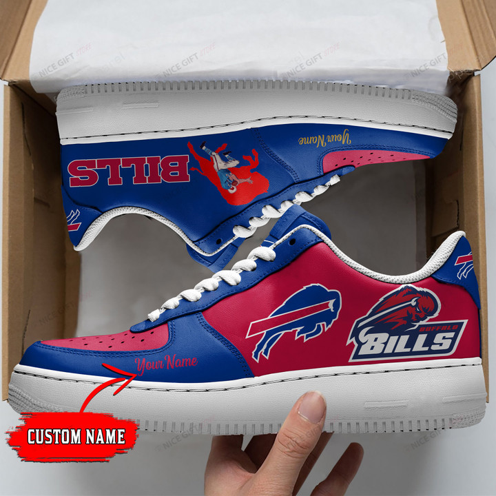 NFL Buffalo Bills (Your Name) Air Force Shoes Nicegift AFS-Z4G4
