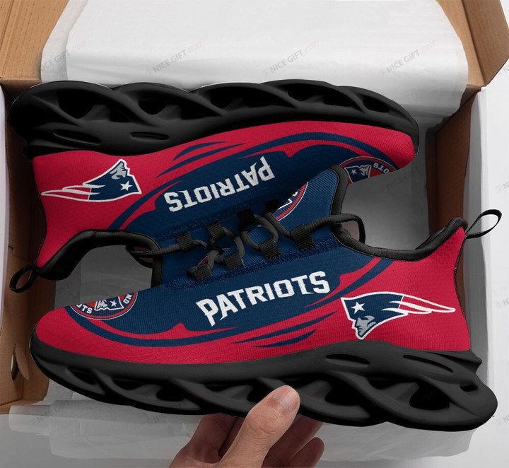 NFL New England Patriots Max Soul Shoes Nicegift MSS-N0P4