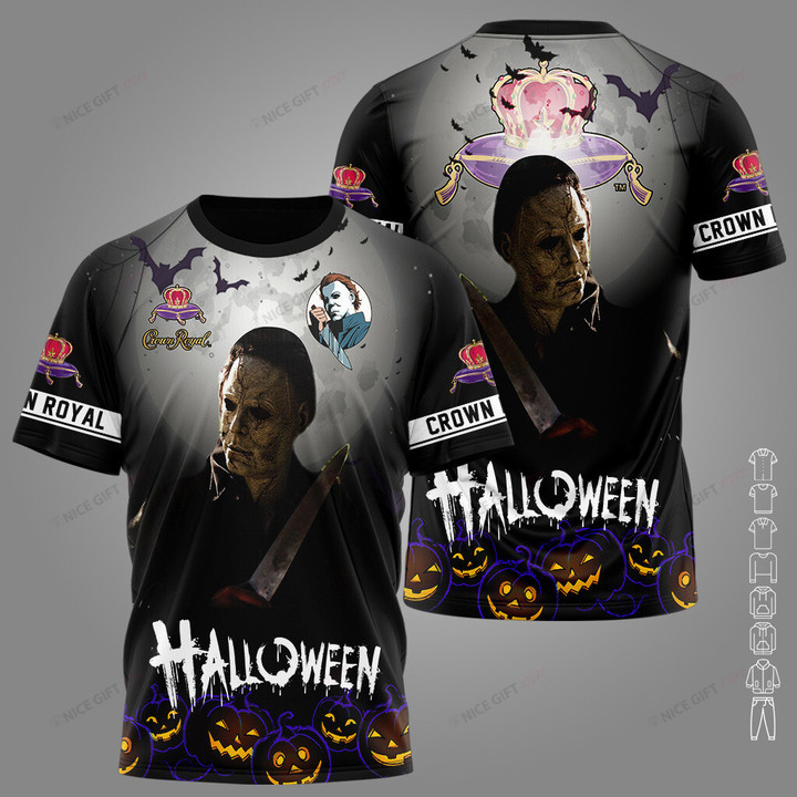 Halloween Crown Royal 3D T-shirt Nicegift 3TS-S5X2
