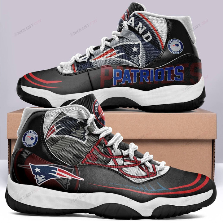 NFL New England Patriots Air Jordan 11 Shoes Nicegift A11-M0P1