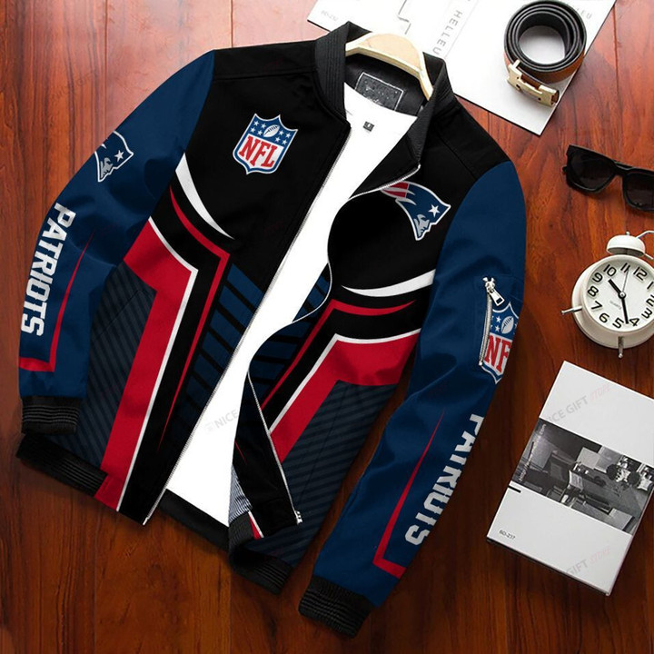 NFL New England Patriots Bomber Jacket Nicegift 3BB-A6X9