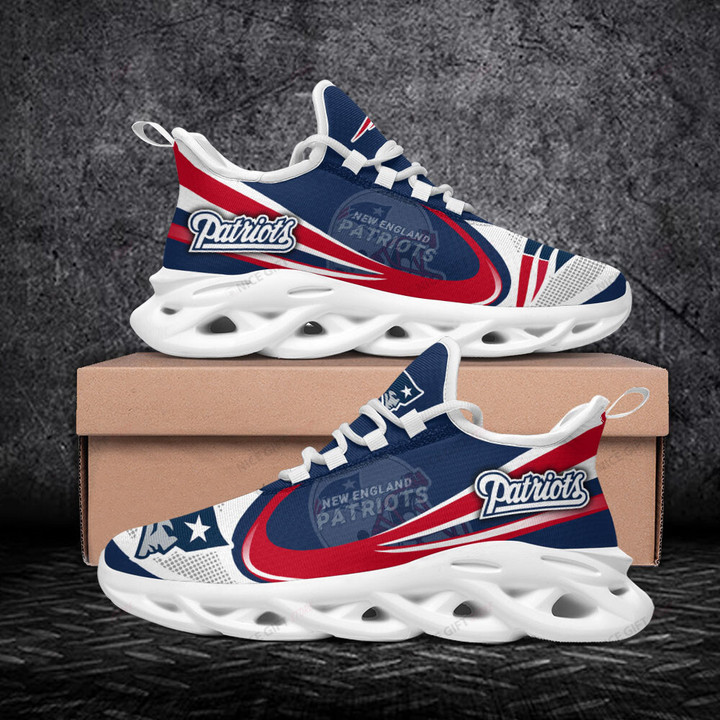 NFL New England Patriots Max Soul Shoes Nicegift MSS-J9A6