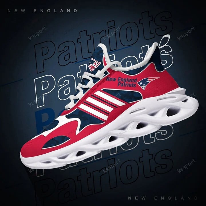 NFL New England Patriots Max Soul Shoes Nicegift MSS-R3D3