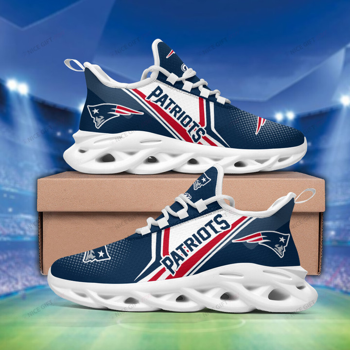 NFL New England Patriots Max Soul Shoes Nicegift MSS-L5V3