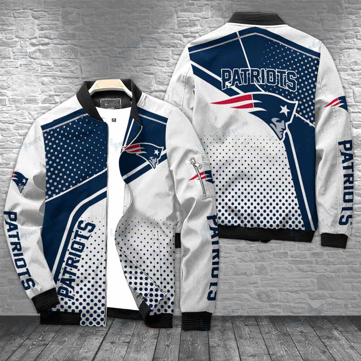 NFL New England Patriots Bomber Jacket Nicegift 3BB-S2I5