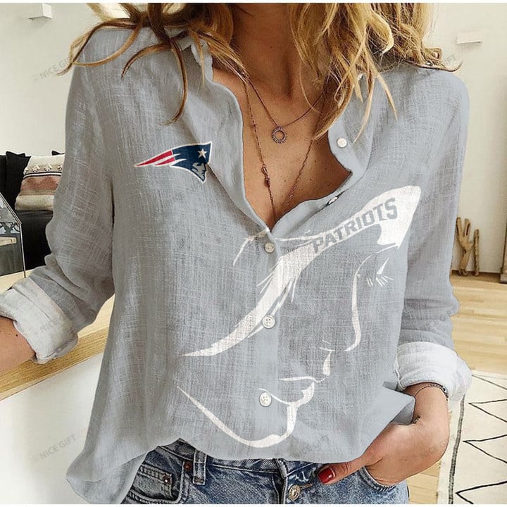 NFL New England Patriots Women Casual Shirt Nicegift WCS-U8P8