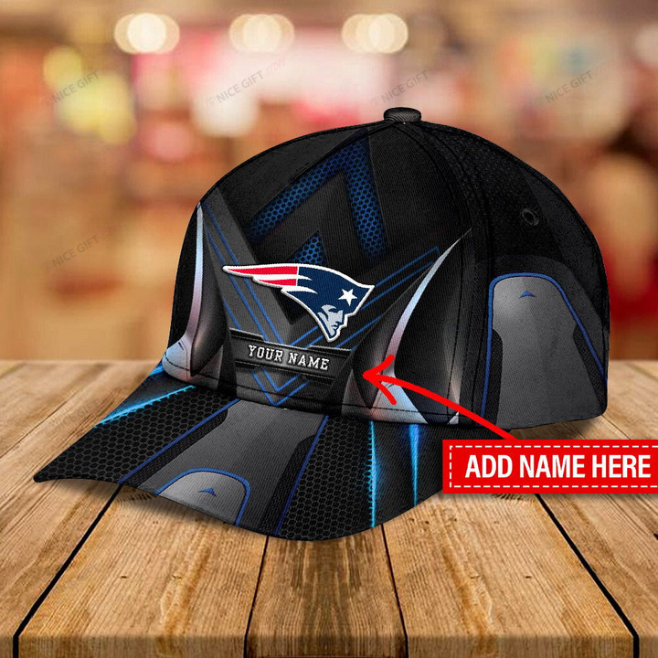 NFL New England Patriots (Your Name) 3D Cap Nicegift 3DC-S8Z4