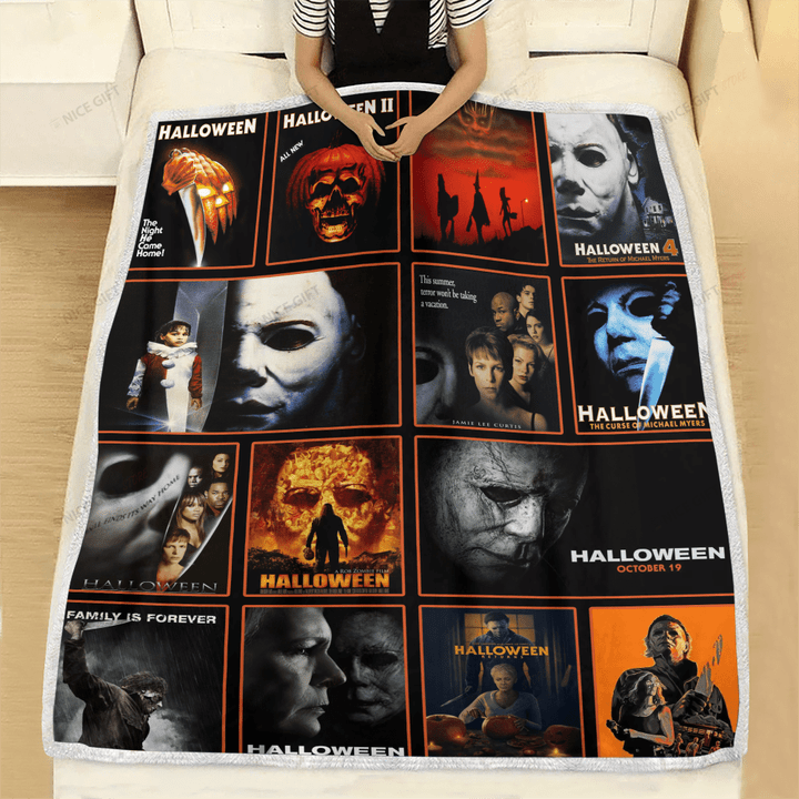 Michael Myers Halloween Fleece Blanket Nicegift BLK-F8L2