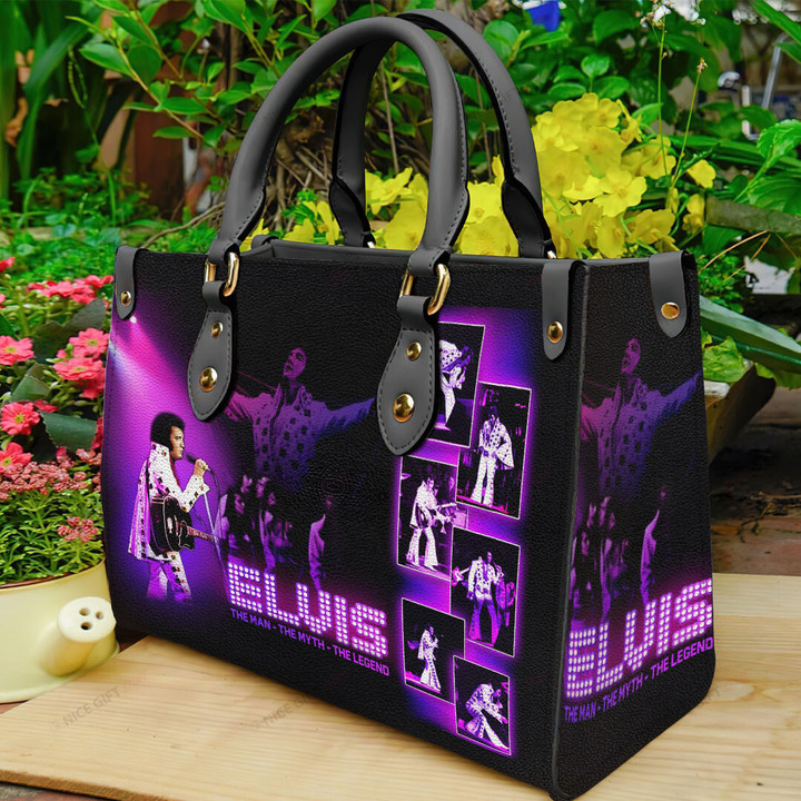 Elvis Presley The Man The Myth The Legend Women 3D Small Handbag Nicegift WSH-Y5G1