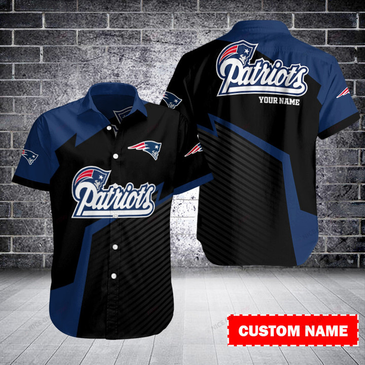 NFL New England Patriots (Your Name) Hawaii 3D Shirt Nicegift 3HS-P1C2