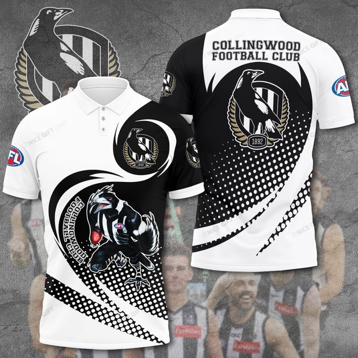 AFL Collingwood Football Club Polo Shirt 3D Nicegift 3PS-H1M9