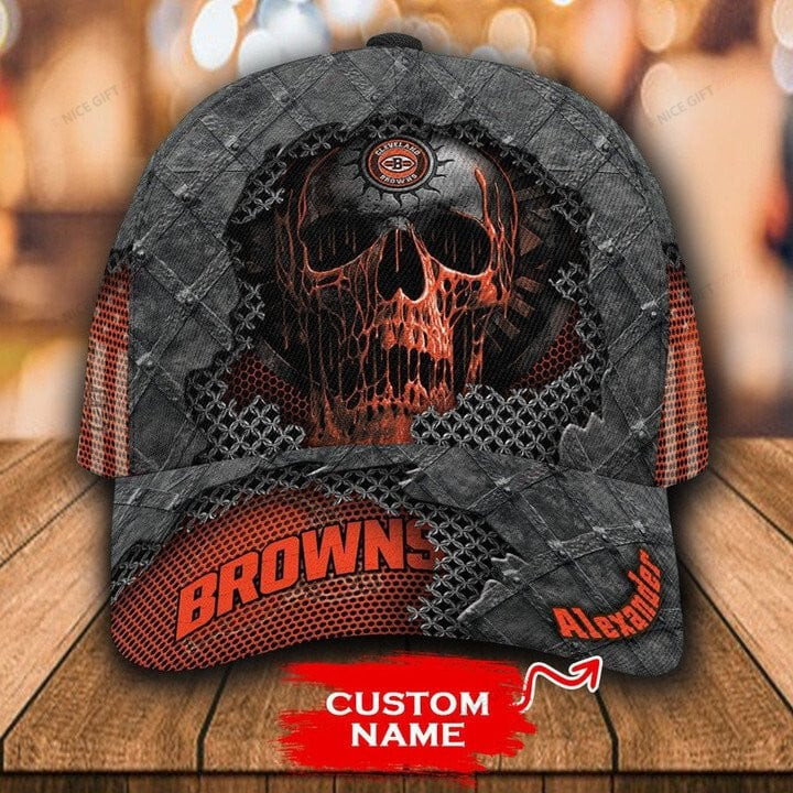 NFL Cleveland Browns (Your Name) Classic Cap Nicegift 3DC-L8H8