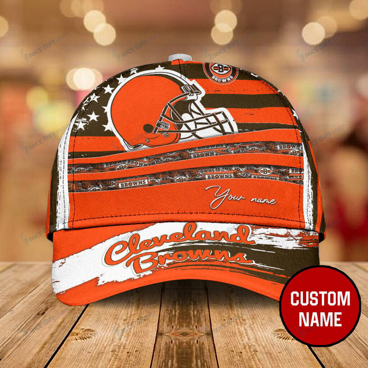 NFL Cleveland Browns (Your Name) Classic Cap Nicegift 3DC-M1U1