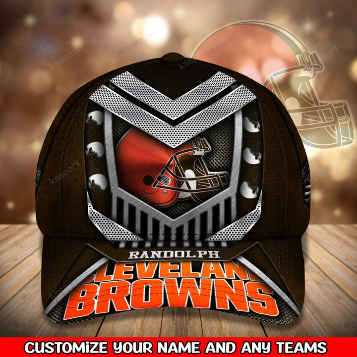 NFL Cleveland Browns (Your Name) Classic Cap Nicegift 3DC-B1B3