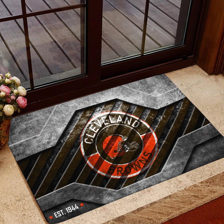 NFL Cleveland Browns Rubber Doormat Nicegift DRM-H0O6
