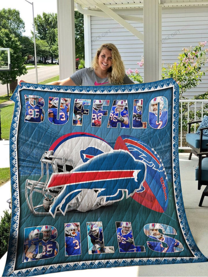 NFL Buffalo Bills Fleece Blanket & Quilt Nicegift BLQ-T3B4