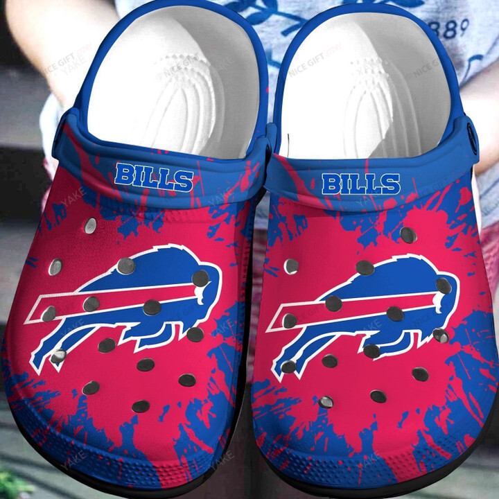 NFL Buffalo Bills Clogs Shoes Nicegift CRS-W0J3