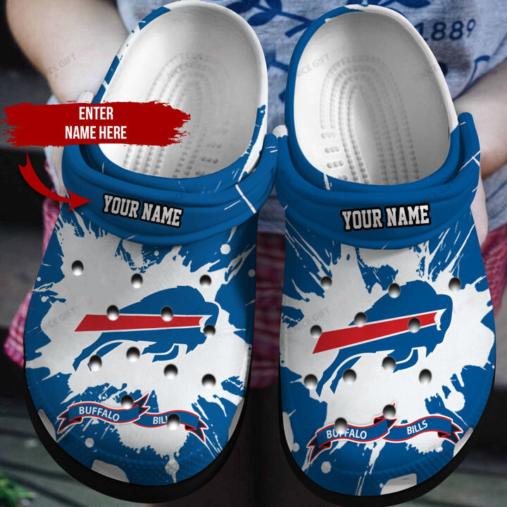 NFL Buffalo Bills (Your Name) Clogs Shoes Nicegift CRS-H0R4