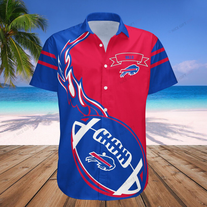 NFL Buffalo Bills Hawaii 3D Shirt Nicegift 3HS-L5P0