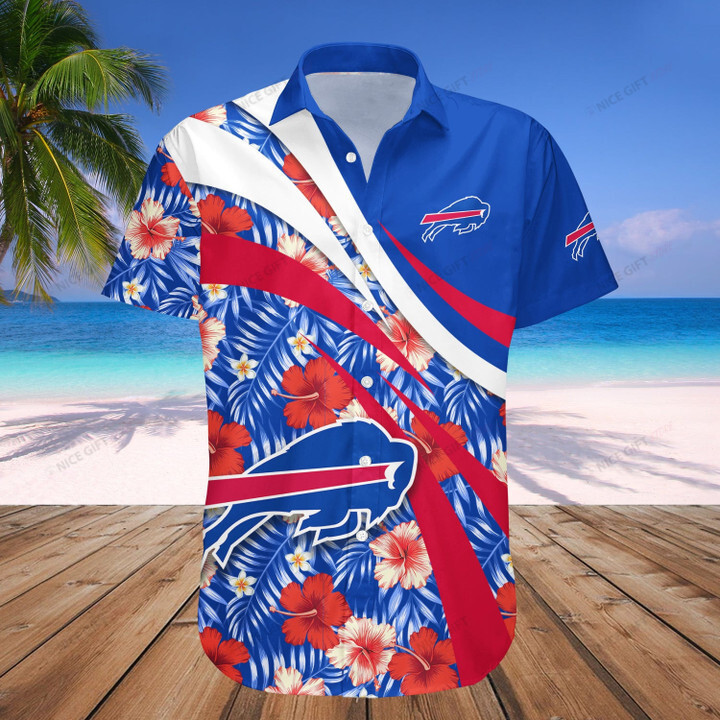NFL Buffalo Bills Hawaii 3D Shirt Nicegift 3HS-F7M4