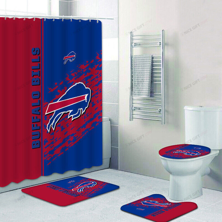 NFL Buffalo Bills Bathroom Set Nicegift BRS-X7A2