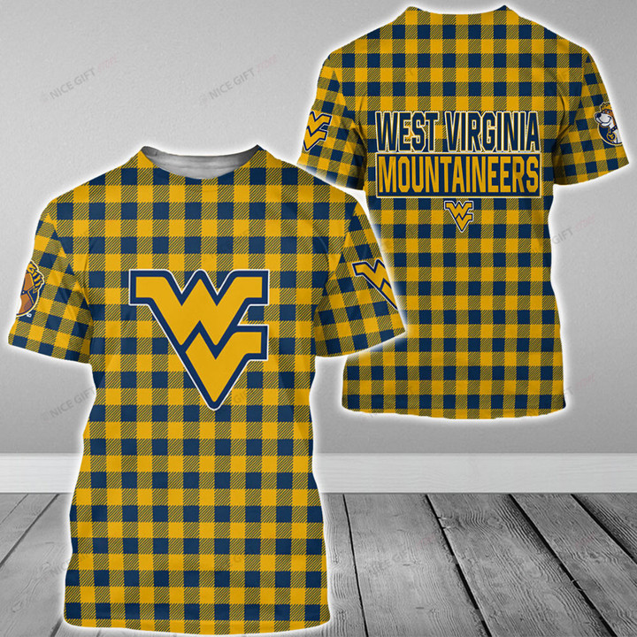 NCAA West Virginia Mountaineers 3D T-shirt Nicegift 3TS-Q1U7