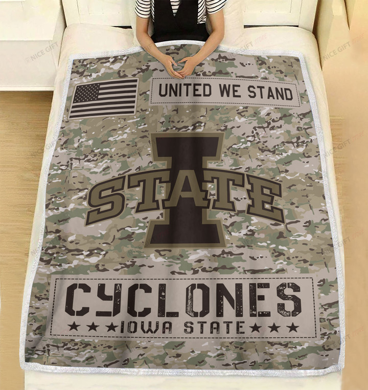 NCAA Iowa State Cyclones Fleece Blanket & Quilt Nicegift BLQ-V3M8