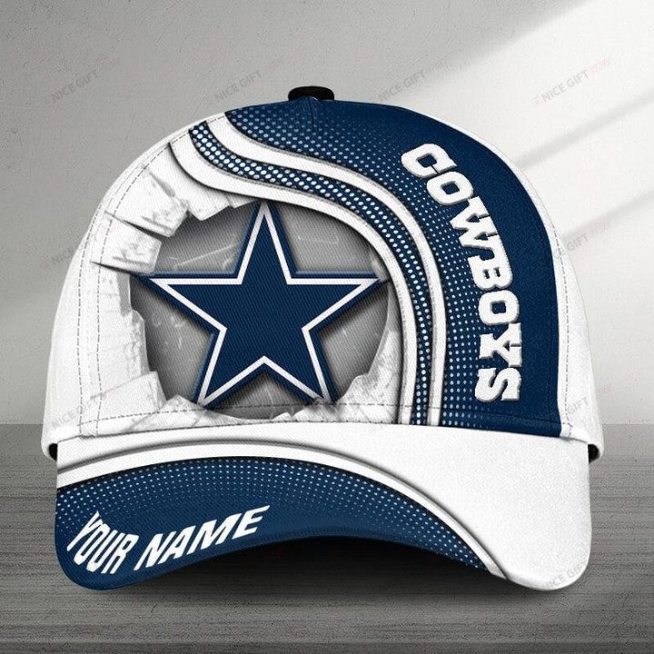 NFL Dallas Cowboys (Your Name) 3D Cap Nicegift 3DC-J4A0