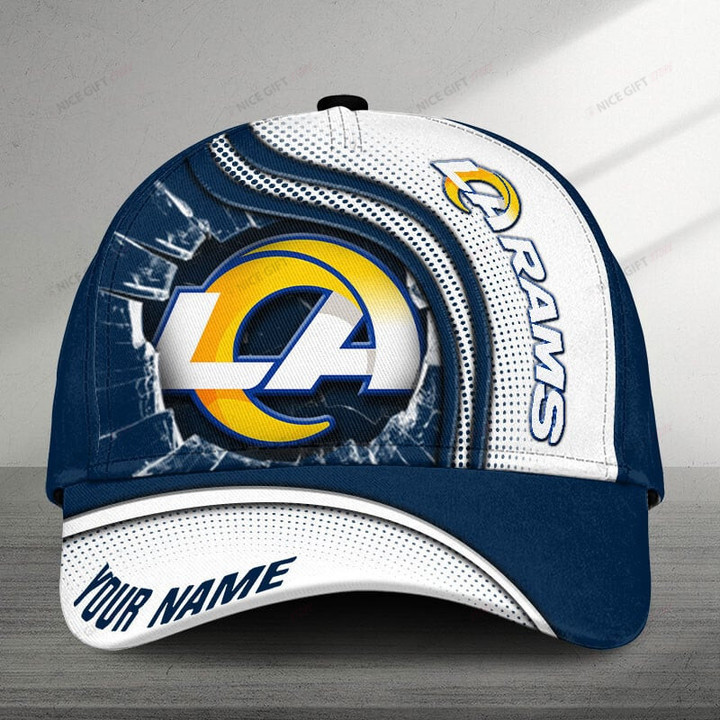 NFL Los Angeles Rams (Your Name) 3D Cap Nicegift 3DC-B2F8