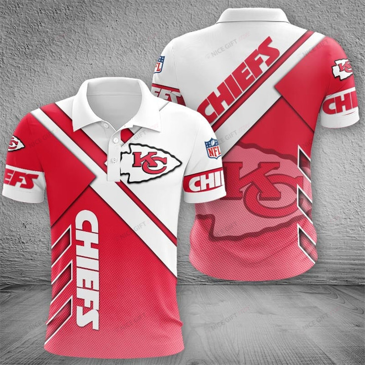 NFL Kansas City Chiefs Polo Shirt 3D Nicegift 3PS-B3H5