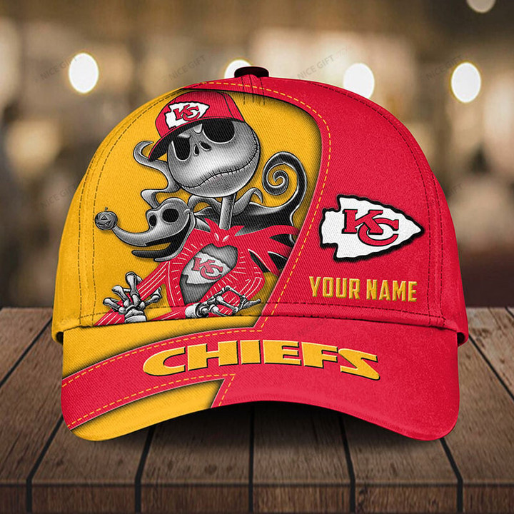 NFL Kansas City Chiefs (Your Name) 3D Cap Nicegift 3DC-C6T5