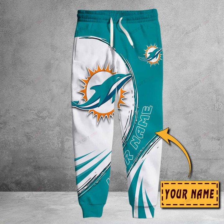 NFL Miami Dolphins (Your Name) Jogger Pants Nicegift JGP-N0L2