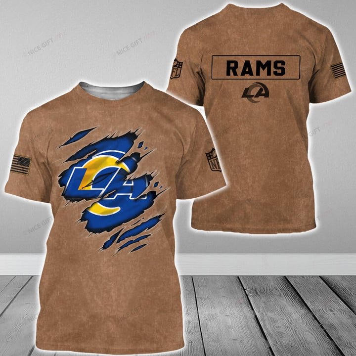 NFL Los Angeles Rams 3D T-shirt Nicegift 3TS-P3M6