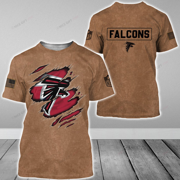 NFL Atlanta Falcons 3D T-shirt Nicegift 3TS-U9F0