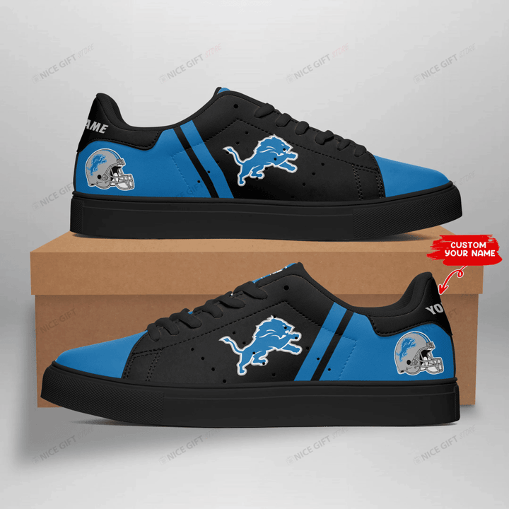 NFL Detroit Lions (Your Name) Stan Smith Shoes Nicegift SKS-E4C4