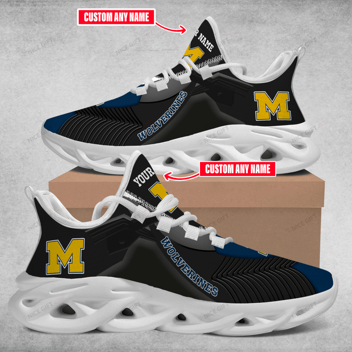 NCAA Michigan Wolverines (Your Name) Max Soul Shoes Nicegift MSS-K6C8