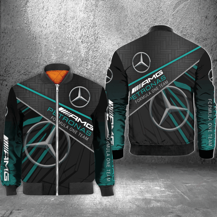 Mercedes-AMG Petronas F1 Team Bomber Jacket Nicegift 3BB-T8S9