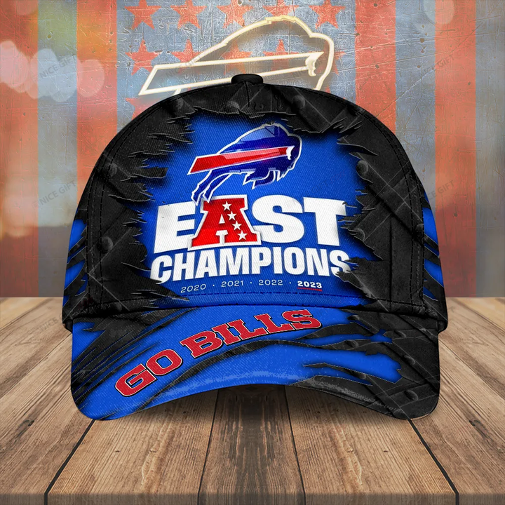 NFL Buffalo Bills East Champions Classic Cap Nicegift 3DC-A5Z4