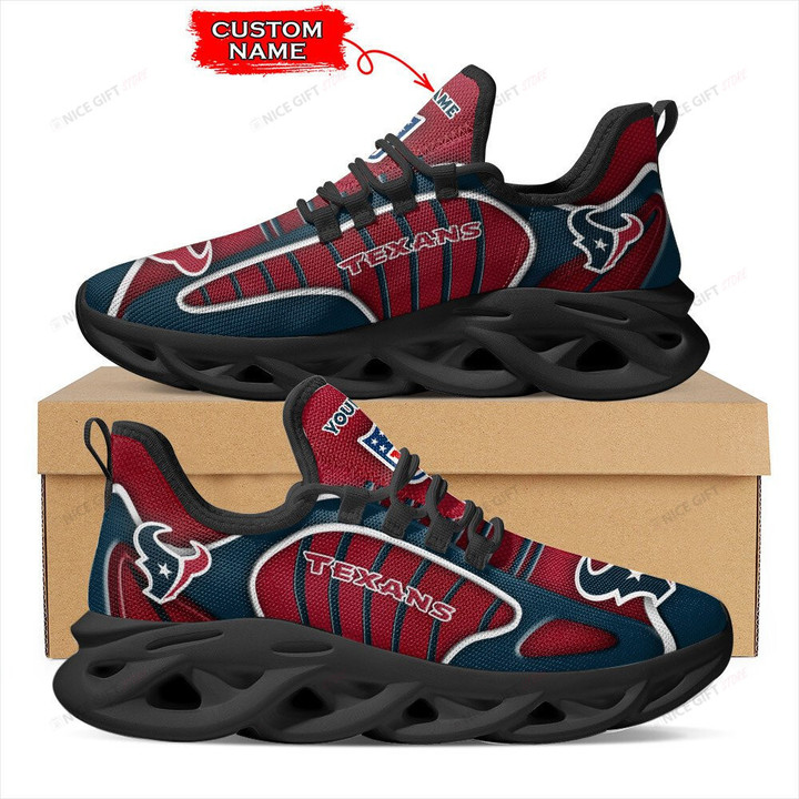 NFL Houston Texans (Your Name) Max Soul Shoes Nicegift MSS-G1Z0