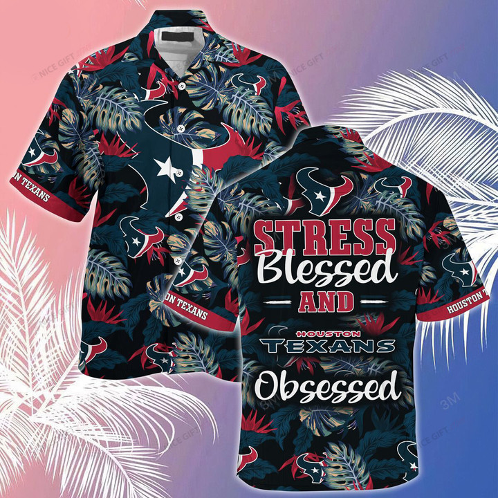 NFL Houston Texans Hawaii 3D Shirt Nicegift 3HS-X8Y6