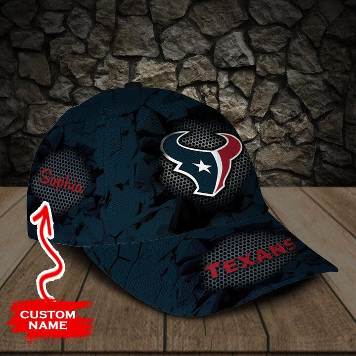 NFL Houston Texans (Your Name) Classic Cap Nicegift 3DC-W3Y3