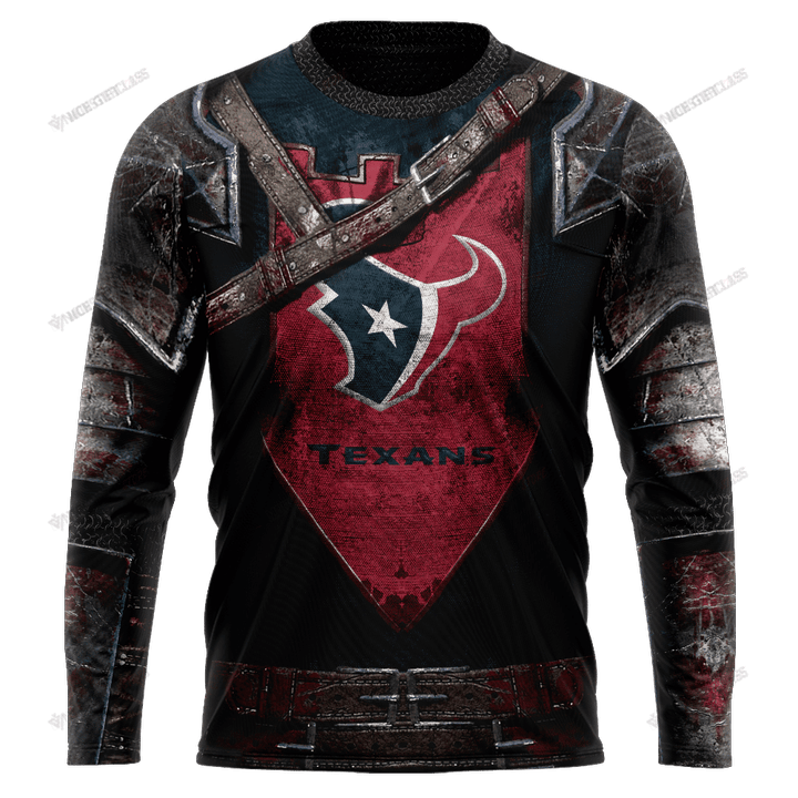 NFL Houston Texans (Your Name & Number) Crewneck Sweatshirt Nicegift 3CS-Y6S5