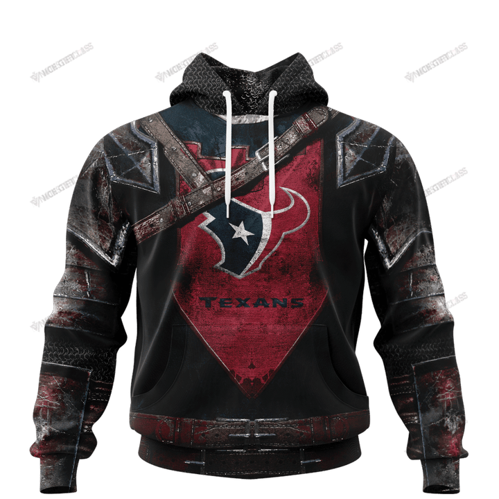NFL Houston Texans (Your Name & Number) Hoodie 3D Nicegift 3HO-L7F0