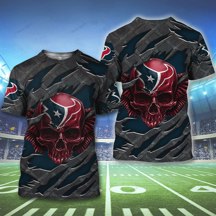 NFL Houston Texans 3D T-shirt Nicegift 3TS-C9I4