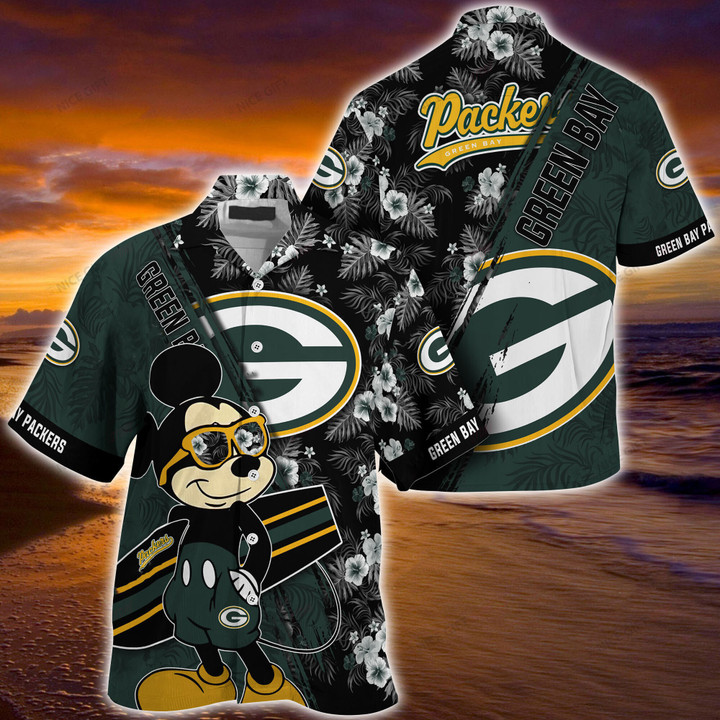NFL Green Bay Packers Hawaii 3D Shirt Nicegift 3HS-N4W6