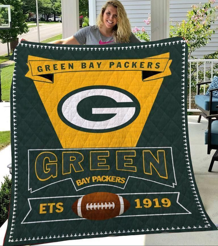 NFL Green Bay Packers Fleece Blanket & Quilt Nicegift BLQ-B3O0