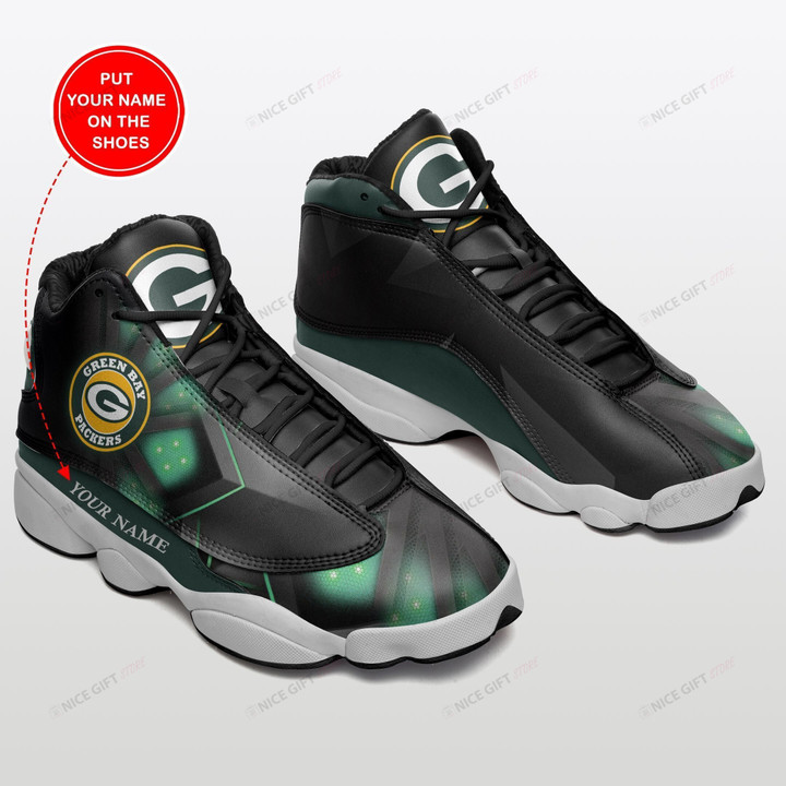 NFL Green Bay Packers (Your Name) Air Jordan 13 Shoes Nicegift AJD-R3U8